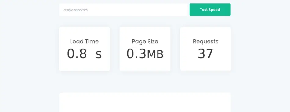 WordPress website on hostpinnacle page load speed